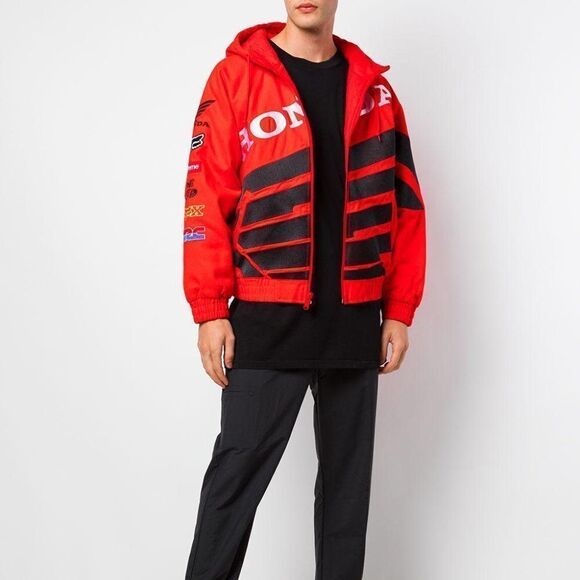 Supreme Other - Supreme x Honda x Fox Racing Zip Up Puffy Red Jacket - M